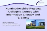 Cuthbertson - Huntingdonshire Regional College’s journey with information literacy and e-safety