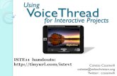 VoiceThread for Interactive Projects