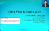 Active Voice & Passive Voice
