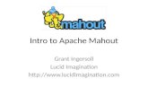 Intro to Mahout -- DC Hadoop