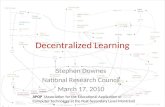 Decentralized Learning