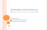 UPSR English language Paper