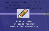 Incorporating writer’s workshop into the elementary classroom