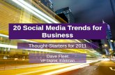 20 Social Media Business Trends in 2011