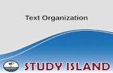 Text organization presentation