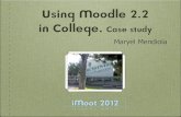 Using Moodle 2.2 in College (case study)