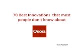 70 Best innovations that most people don't know about