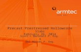 Precast Prestressed Hollowcore Slabs Seminar - Armtec