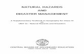 Natural hazards & disaster management
