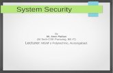 System security by Amin Pathan