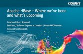 Apache HBase: Where We've Been and What's Upcoming