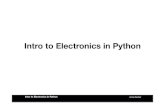 Intro to Electronics in Python