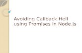 Avoiding callback hell in Node js using promises