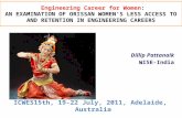 ICWES15 - Engineering Career for Women: An Examination of Orissan Women's Less Access to and Retention in Engineering Careers. Presented by Dilip Pattanaik, India