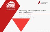 Building a CloudStack UI for the Enterprise