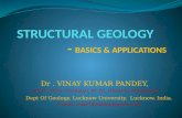 Structure geology   basics and applications
