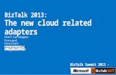 Biz talk summit 2013 - The new cloud related adapters