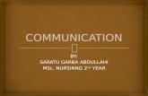 Communication and Its importance in Nursing