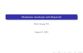 Modularize JavaScript with RequireJS