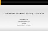 BSides Algiers - Linux Kernel and Recent Security Protections - Djallal Harouni