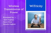 Introduction to Witricity (Wireless power transfer)