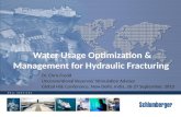 Water Usage Optimization & Management for Hydraulic Fracturing | Dr. Chris Fredd, Unconventional Reservoir Stimulation Advisor