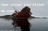 "Your script just killed my site" by Steve Souders