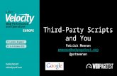 Velocity EU 2012 - Third party scripts and you