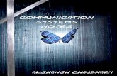 Communication systems notes - Akshansh
