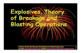 Explosives, Theory Of Breakage And Blasting Operations