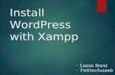 Installation xampp and WordPress on localhost