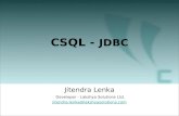 JDBC for CSQL Database