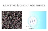 Printing-Reactive & Discharge print Presentation By Sukhvir Sabharwal