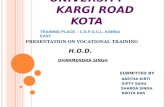 Cseb (chhattisgarh state electricity board) korba east vocational training presentation i~i