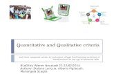 Qi bl 2014 wienerneustadt quantitative and qualitative criteria 0.1