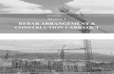 Rebar arrangement and construction carryout