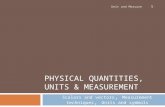 Unit and Measure