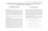 Design and determination of optimum coefficients of iir digital highpass filter using analog to digital mapping technique 0.81