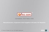 Solar (PV) Photovoltaic Modules Manufacturer in India