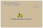 Prefab bamboo flooring