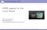 Kernel Recipes 2013 - ARM support in the Linux kernel