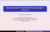 Lecture-4 : Semiconductor Power Switching Devices-1