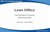 UCSD Class: Lean Office