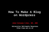How  To  Make  A  Blog