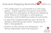 Outcome mapping illustrated by game