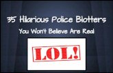 35 Hilarious Police Blotters You Won’t Believe Are Real
