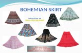 Bohemian skirts