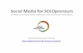 Social Media in Business - Best Practice for Entrepreneurs