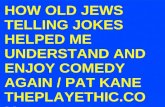 Pat Kane on Play, Humour, Frankie Boyle and Old Jews Telling Jokes at Playful '10