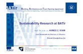 Sustainable Construction Research at Batir - 2014